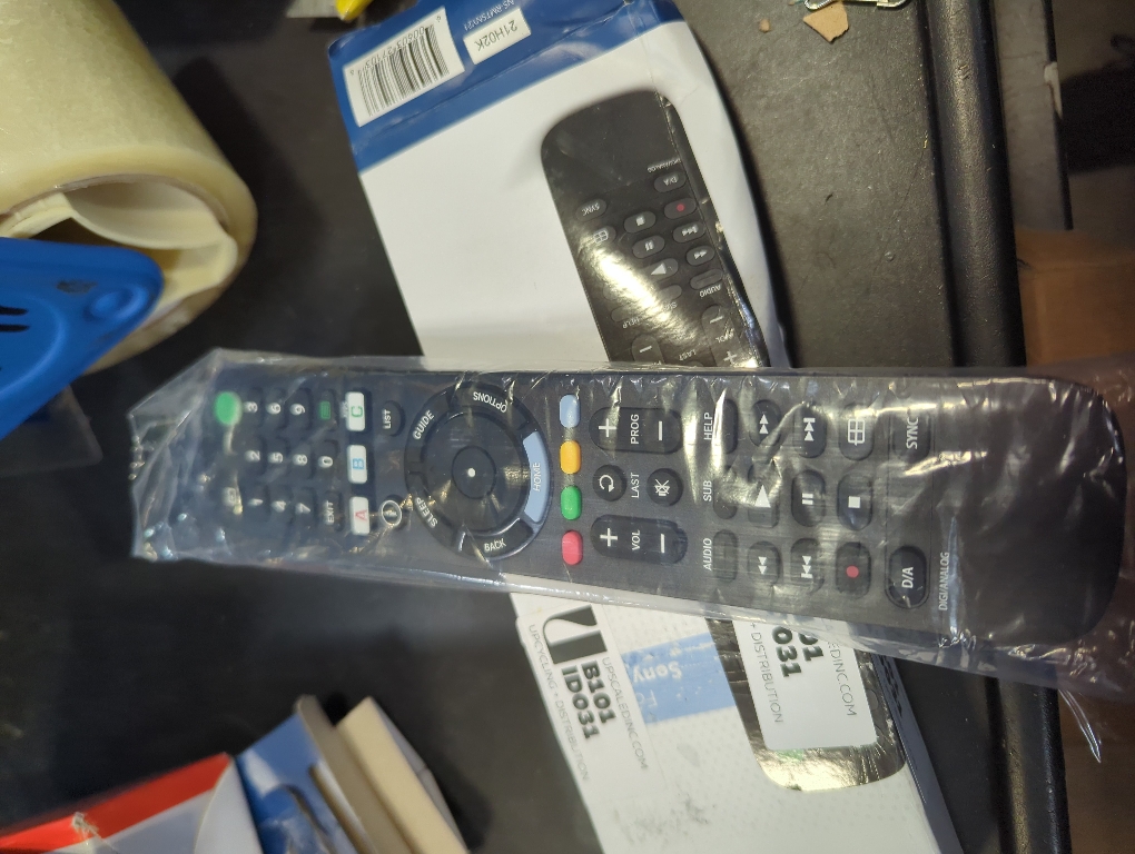 Insignia™ - Replacement Remote for Sony TVs - Black