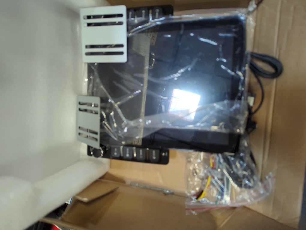 9.7in Vertical Double Din Car Stereo, Android10 MP5 Player Touchscreen Control, Dual System Mirror Link,FM Radio Receiver, Navigation,A2DP BT with Camera