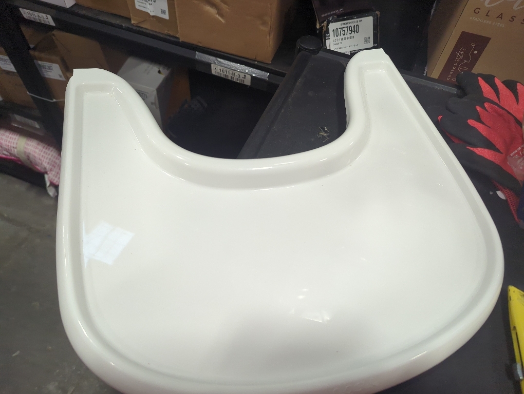 High Chair Tray   High Chair, Food Contact Grade Replacement Tray with Powerful Suction Surface Compatible with Tripp Trapp Tray