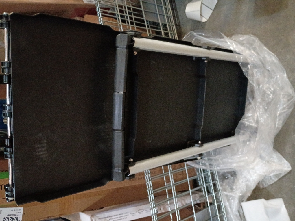 DWVO 350 LBS Foldable Folding Utility Cart on Wheels, Foldable Service Collapsible Utility Carts with Wheels, Collapsible Rolling Cart with Locking for Garage Home Restaurant