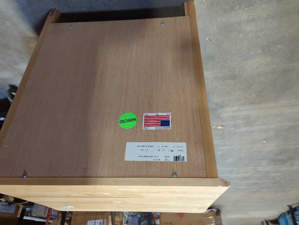 Stratford 3 Drawer Nightstand Birch