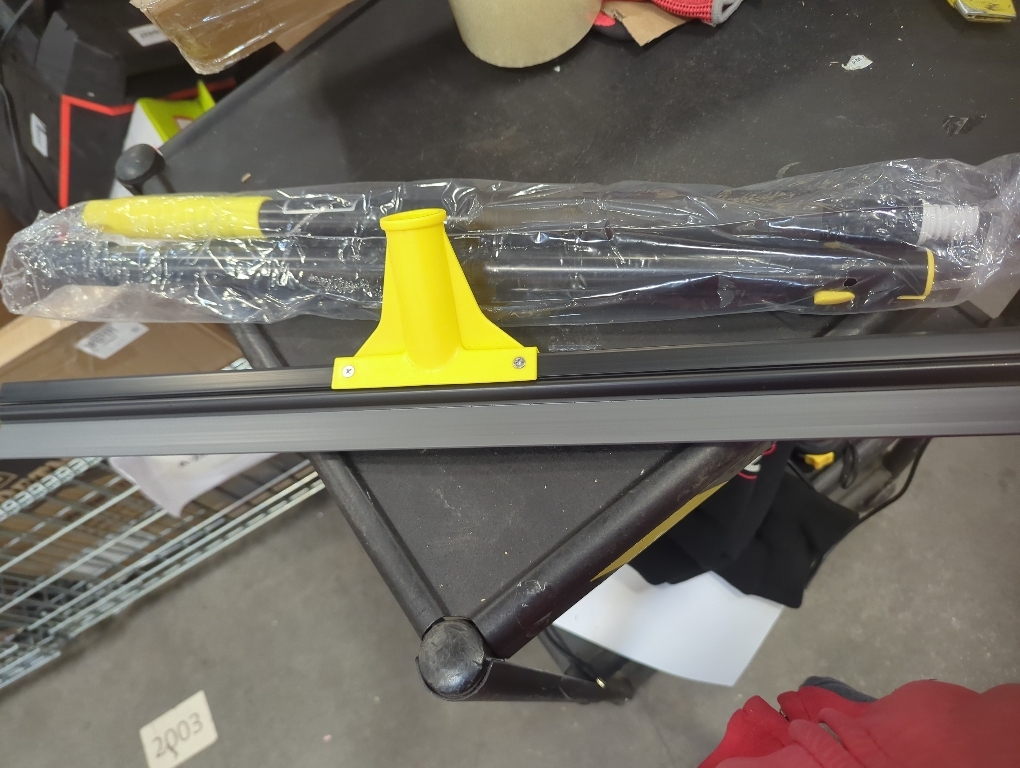 Squeegee Broom for Floor, Heavy Duty Rubber Wiper with Long Handle for Bathroom Tile, Garage Concrete, Deck, Shower Glass, Window Cleaning