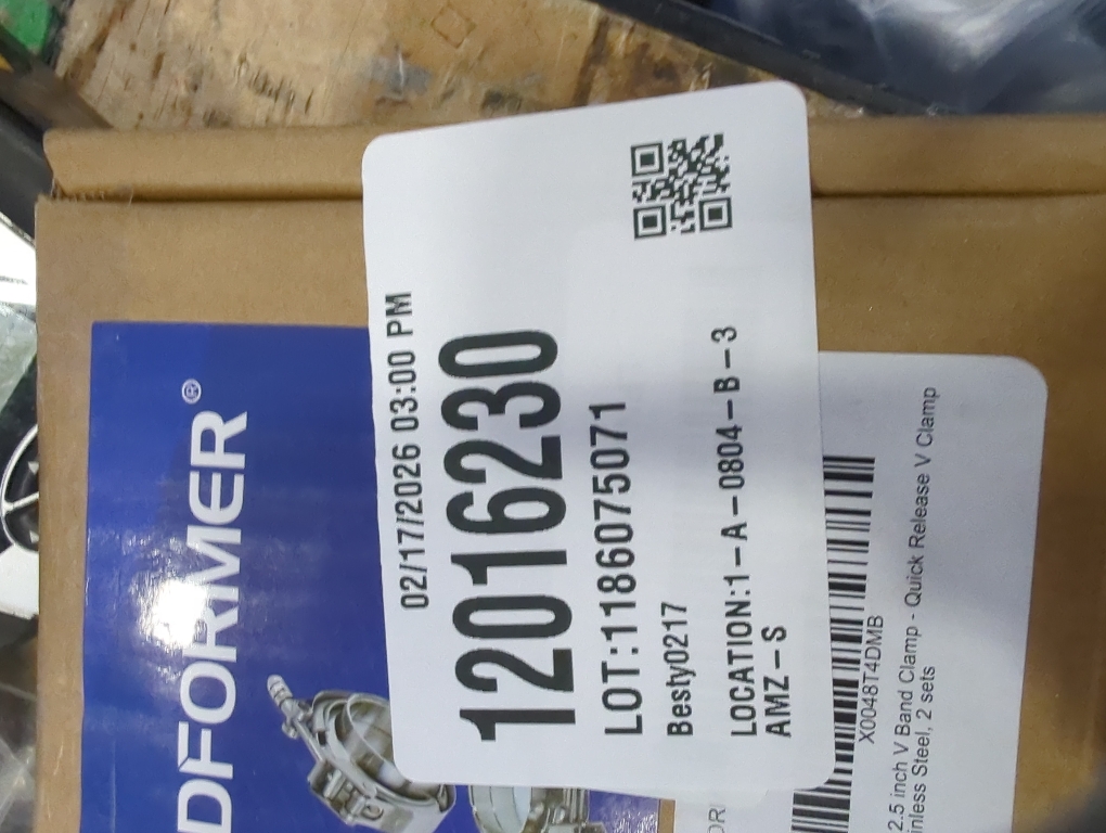 ROADFORMER 2.5 inch V Band Clamp - 2 sets of Quick Release V band Exhaust Clamp Stainless Steel with Flanges for Automotive exhaust system, turbocharger, downpipe and mufflers (2.5 - 2 Pack)