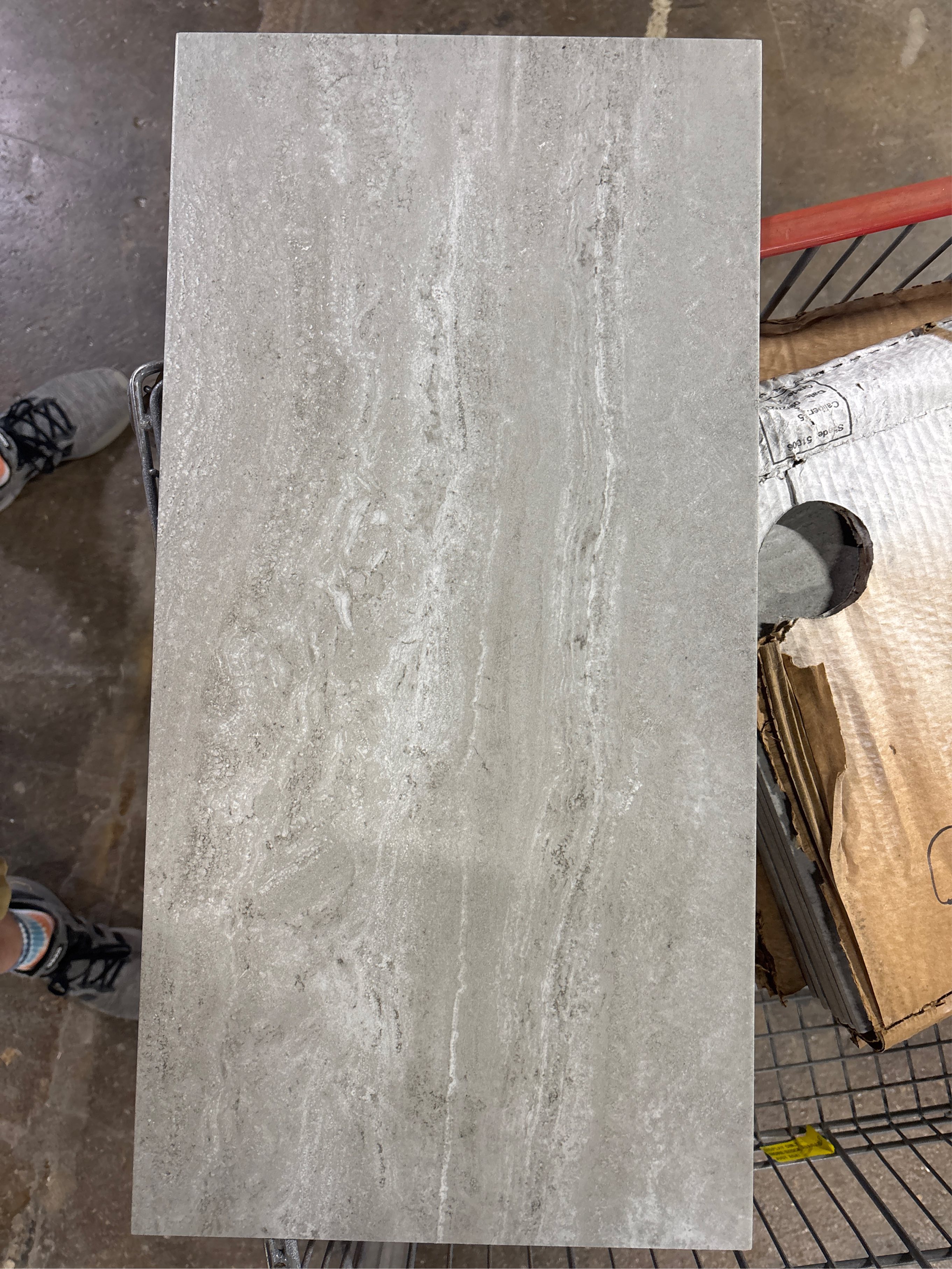 12 x 24 Tile GRAY 15.4 sqft