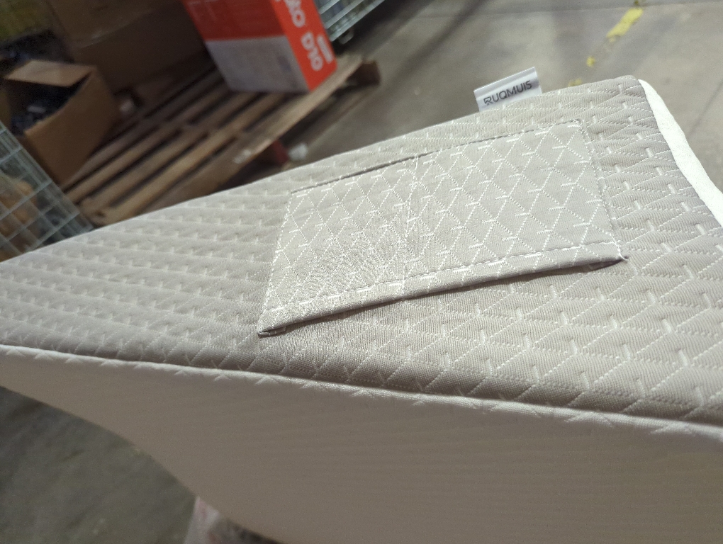 Wedge Pillow with Foam Top for Sleeping,Reading and Rest, 8 Inch Elevated Support Triangle Bed Pillow for Legs and Back Support with Washable Cover