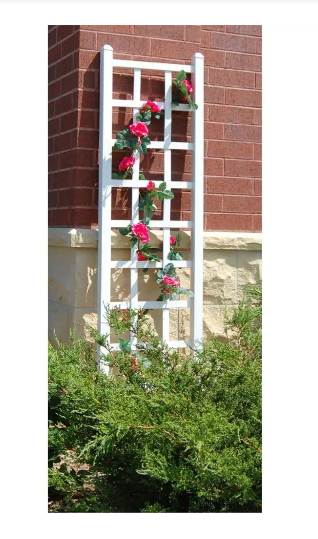 White Vinyl PVC Elmwood Trellis