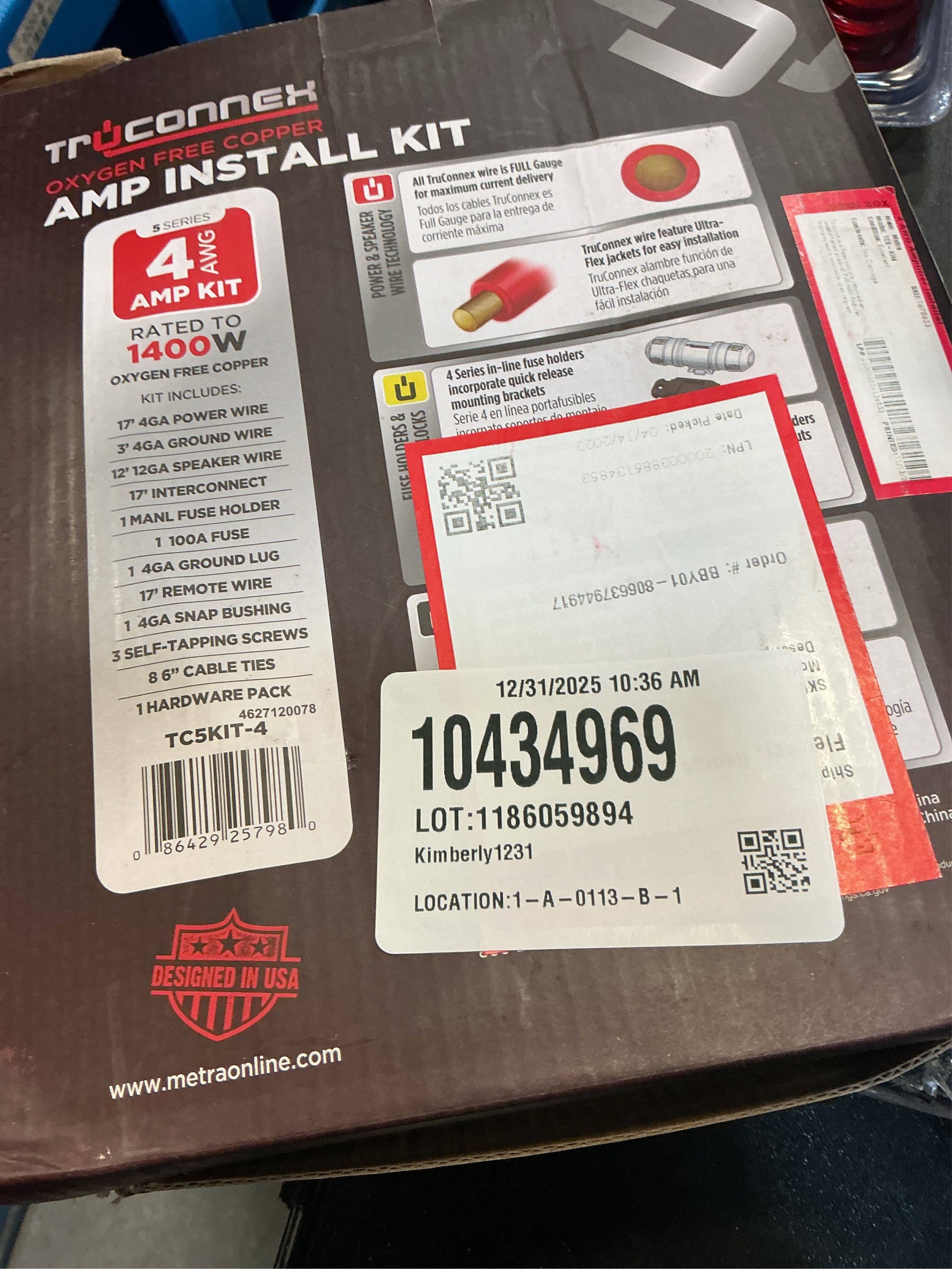 Metra - 4AWG Complete Amp Kit - Multi