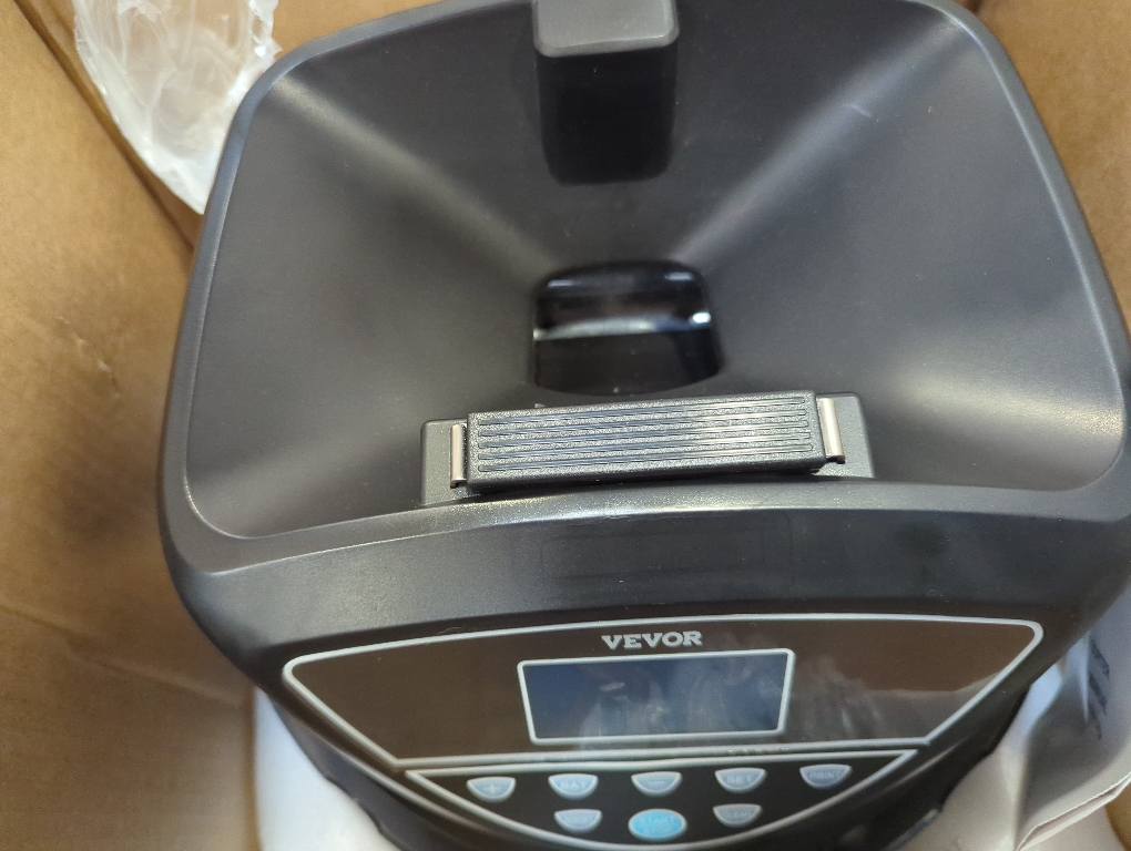 VEVOR Upgraded Coin Counter & Sorter, Coin Sorter and Wrapper Machine with Intuitive Display, Change Counter for USD Coins 1￠ 5￠ 10￠ 25￠ $1, Sorts up to 300 Coins/Min, with 5 Coin Tubes and 5 Trays