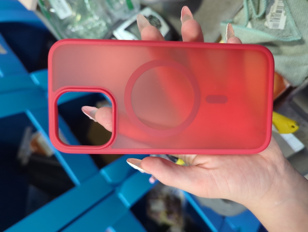 MOCCA Magnetic Shockproof for iPhone 15 Pro Case,Red