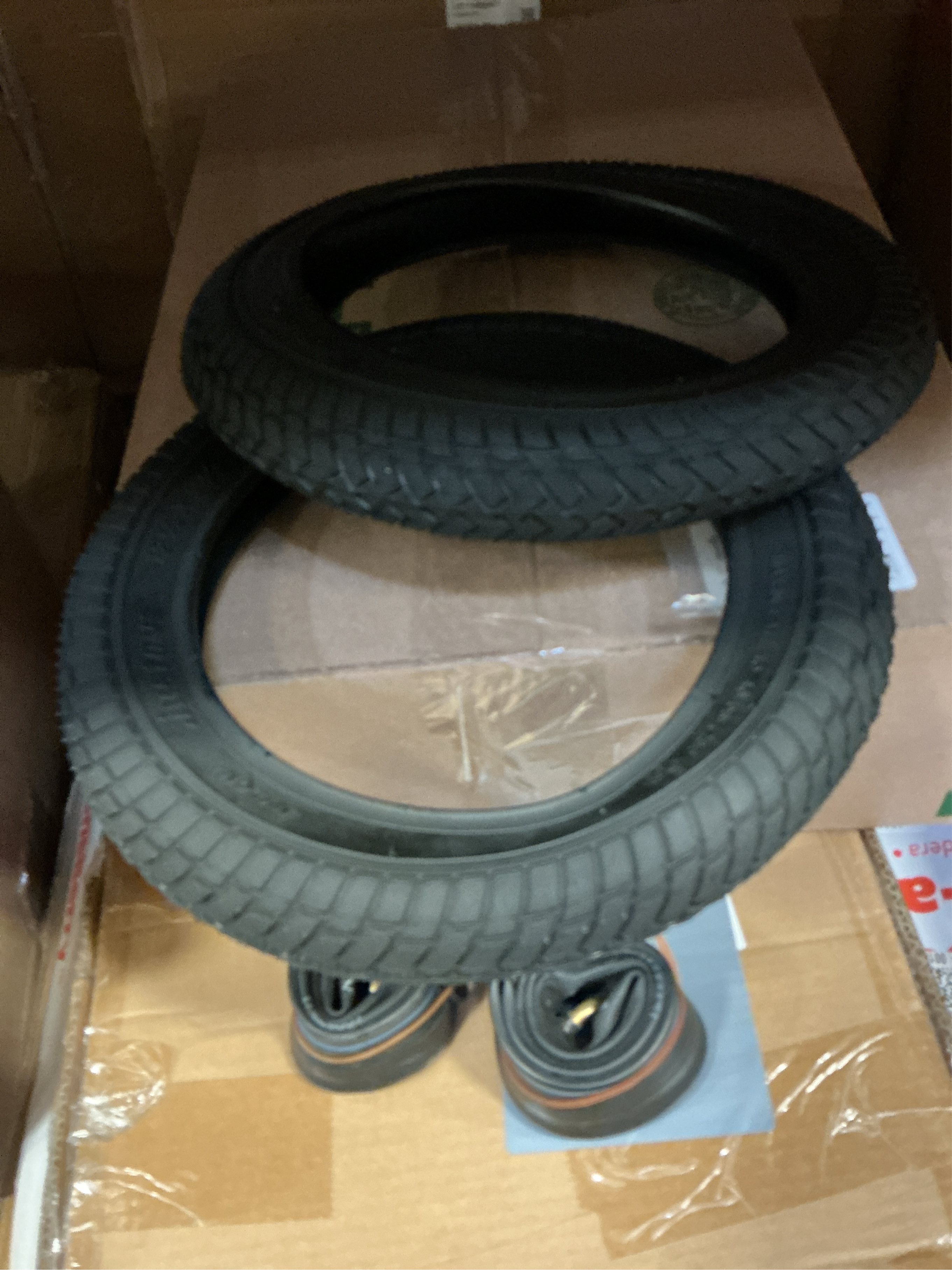 2 Set 12.5x2.25 12-1/2x2 1/4 Tire and Inner Tube Set for Scooter Electric bike, 57-203 Tire Compatible with Jetson E-Bike Pocket Mod Currie eZip Schwinn - 2set