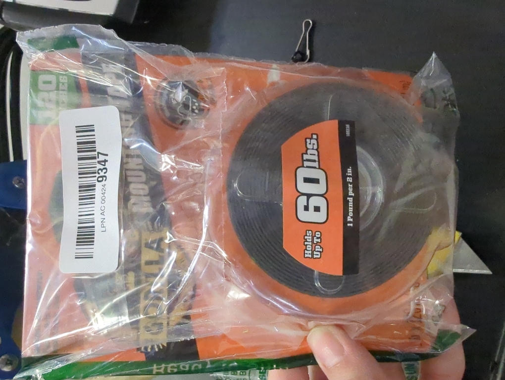 Gorilla 120 in. L X 1 in. W Double-Sided Mounting Tape