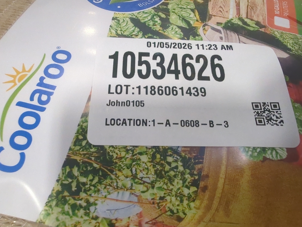 Coolaroo 2-Pack 5 Gallon Heavy Duty Plant/Vegetable/Herb/Fruit Breathable Fabric Grow Planter Pot Bags with Handles, Desert Sand