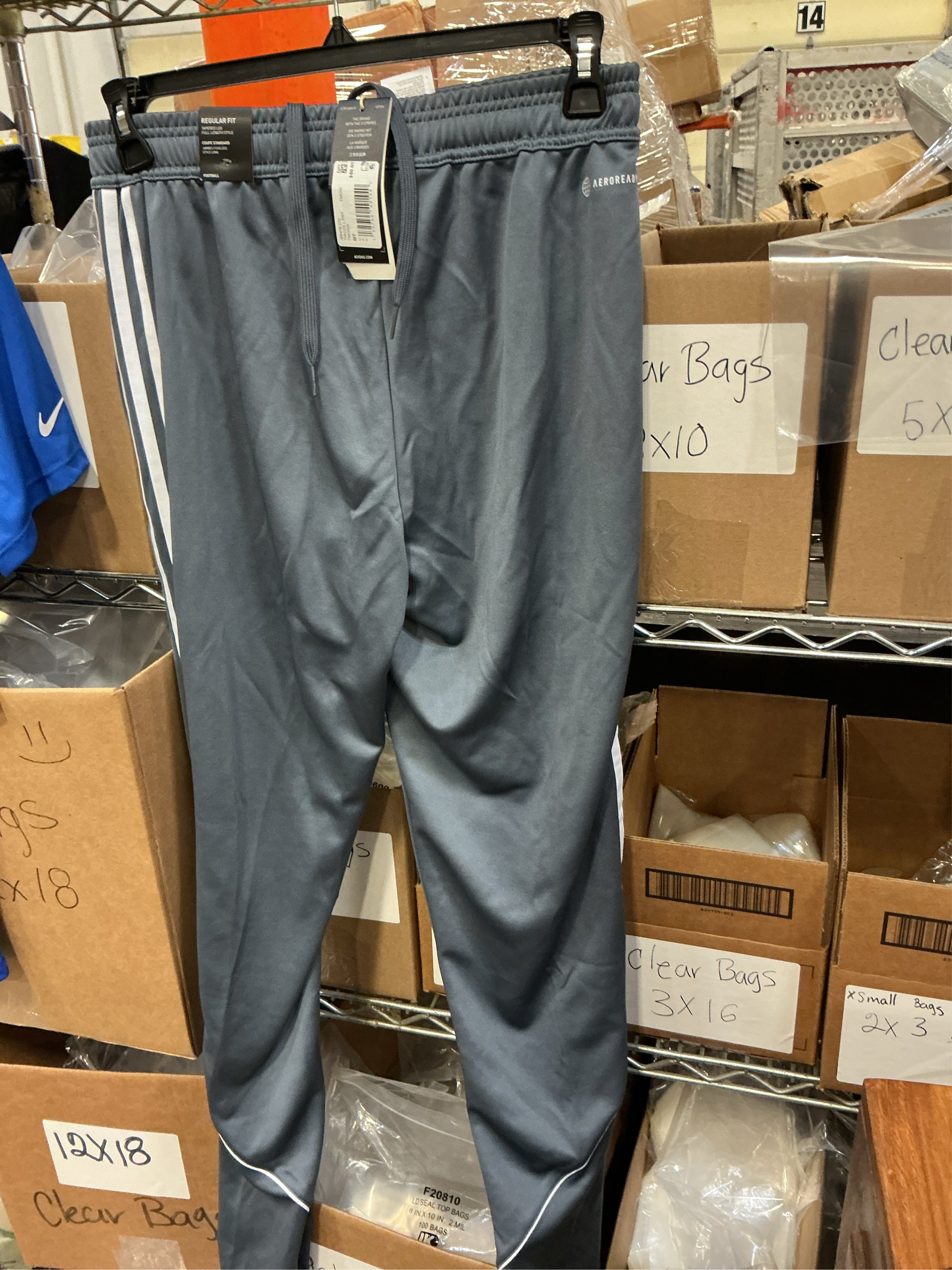 size MT. adidas Men's Tiro 23 League Pants - Gray - M Long