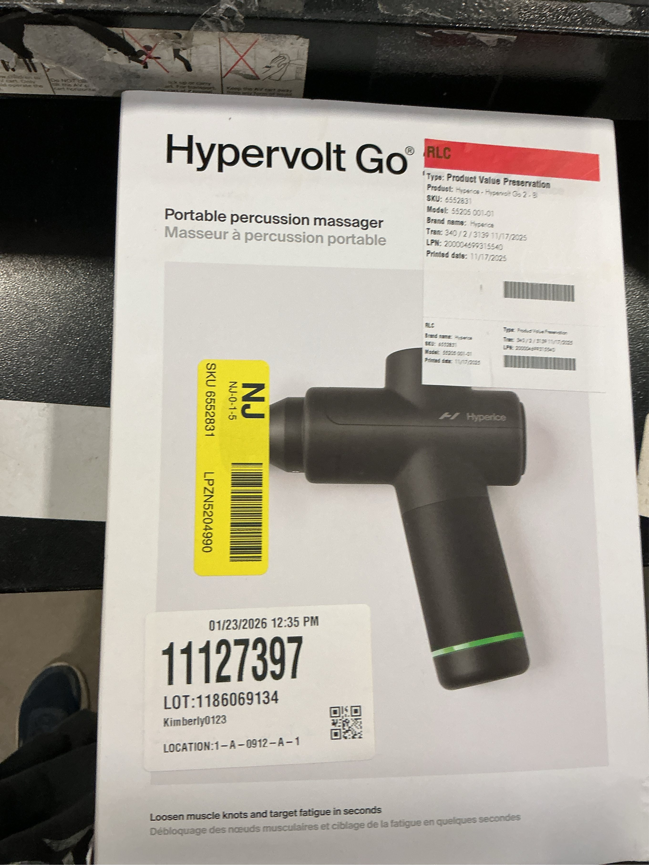 Hyperice Hypervolt Go 2 Portable Massager