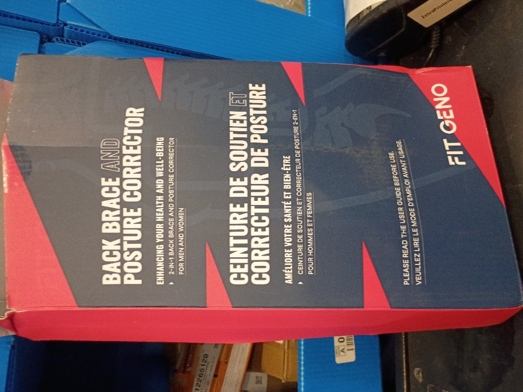 Fit Geno Back Brace Posture Corrector for Men & Women: Shoulder Straightener Adjustable Full Back Support Pain Relief - Scoliosis Hunchback Spine Corrector (Small)