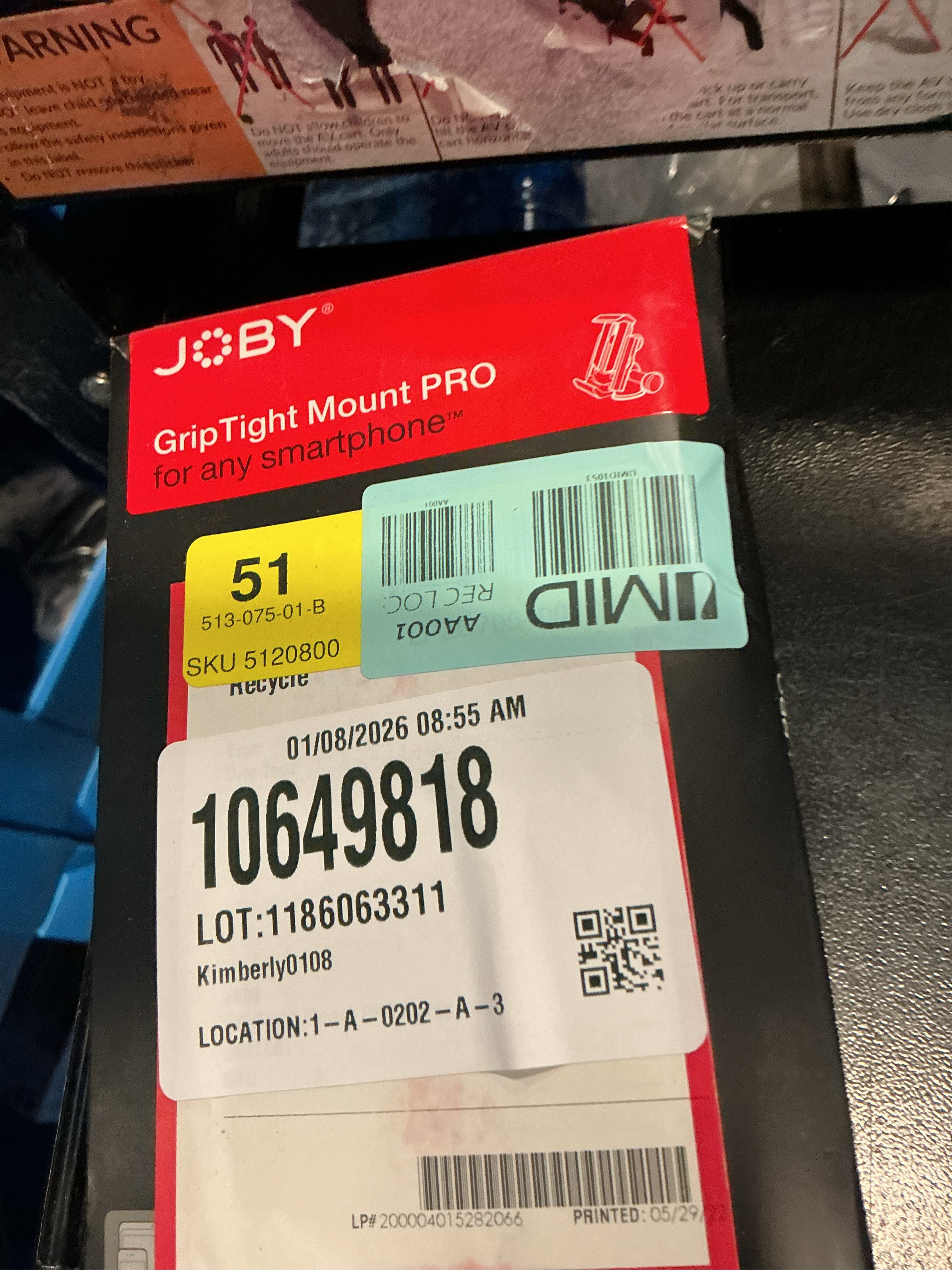 JOBY - GripTight Mount PRO Holder for Smartphone