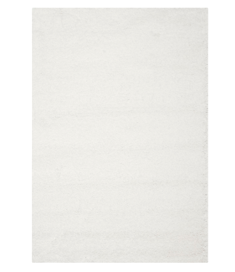 4' x 6' White Area Rug