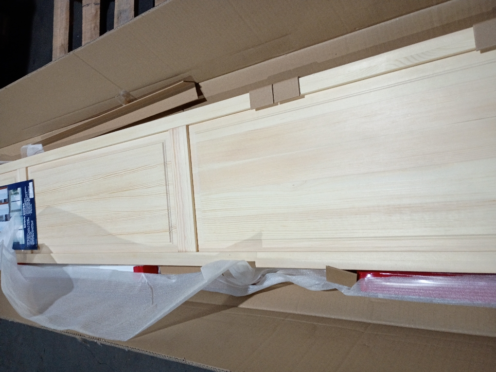 28 in. x 80 in. Traditional 6-Panel Unfinished Solid Core Pine Bi-Fold Door