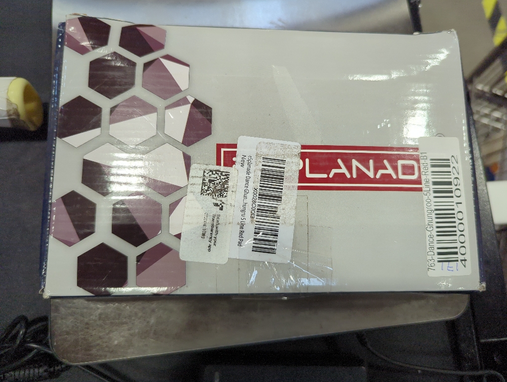 eSplanade Dance Ghungroo (50   50) Red 5 Line Ghungroo with Cushion Pads | Bell, Ghungru 5 Line Red Pad