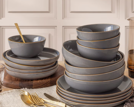 over&back Options 16-piece Dinnerware Set