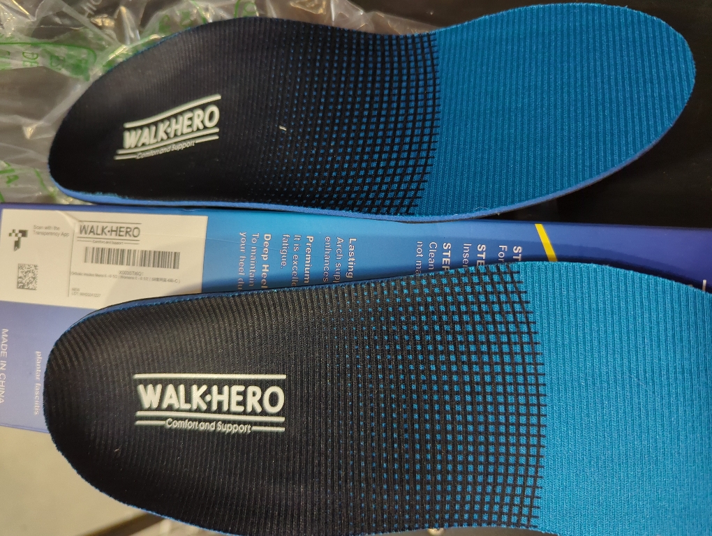 Inserts Relieve Plantar Fasciitis - Flat Feet Insoles Arch Supports, Orthotic Insoles for Foot Pain Arch Pain Reduce Muscle Fatigue Absorb Shock (Mens 6-6 1/2 | Womens 8-8 1/2)