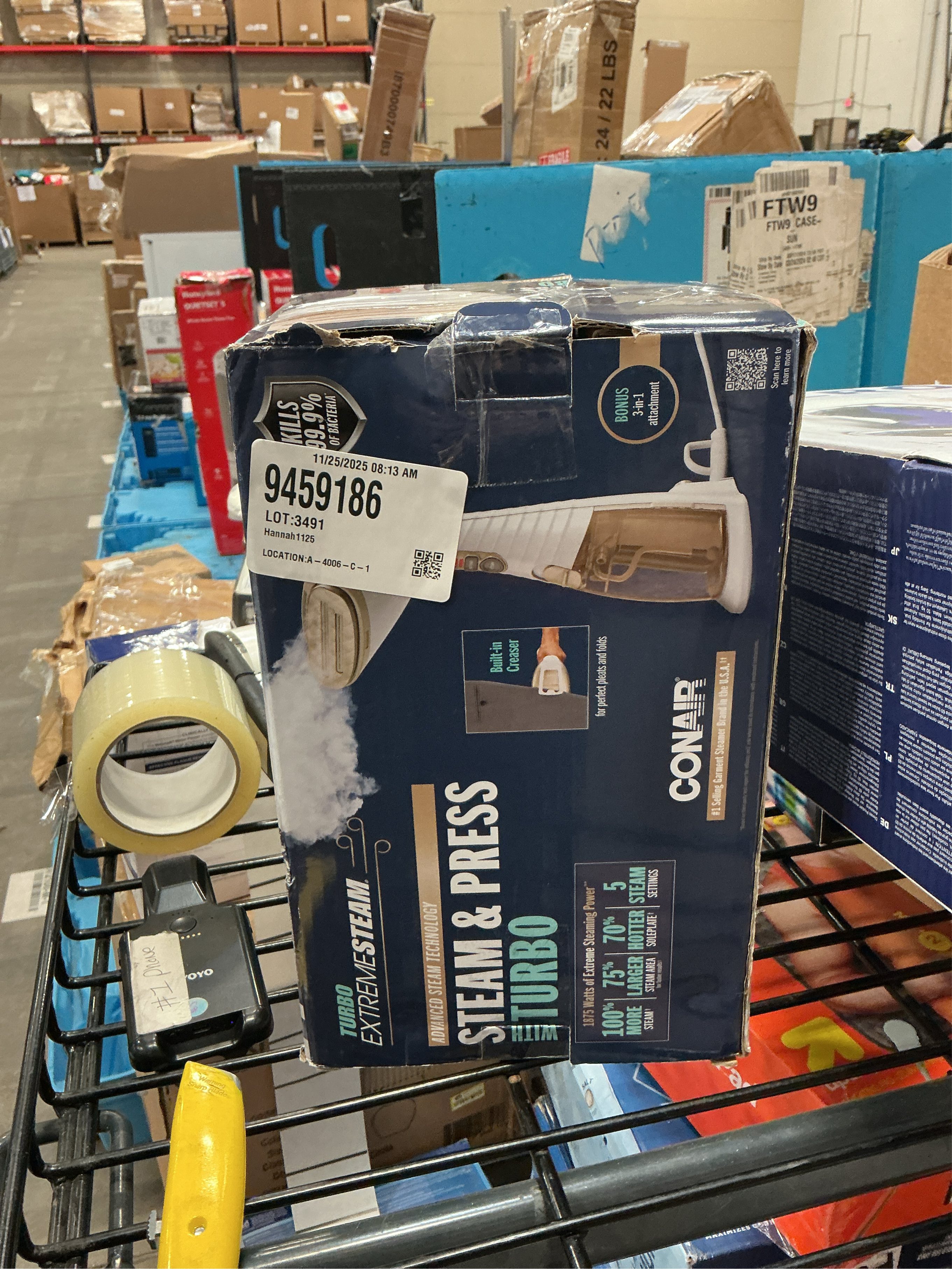 Conair ExtremeSteam Fabric Steamer