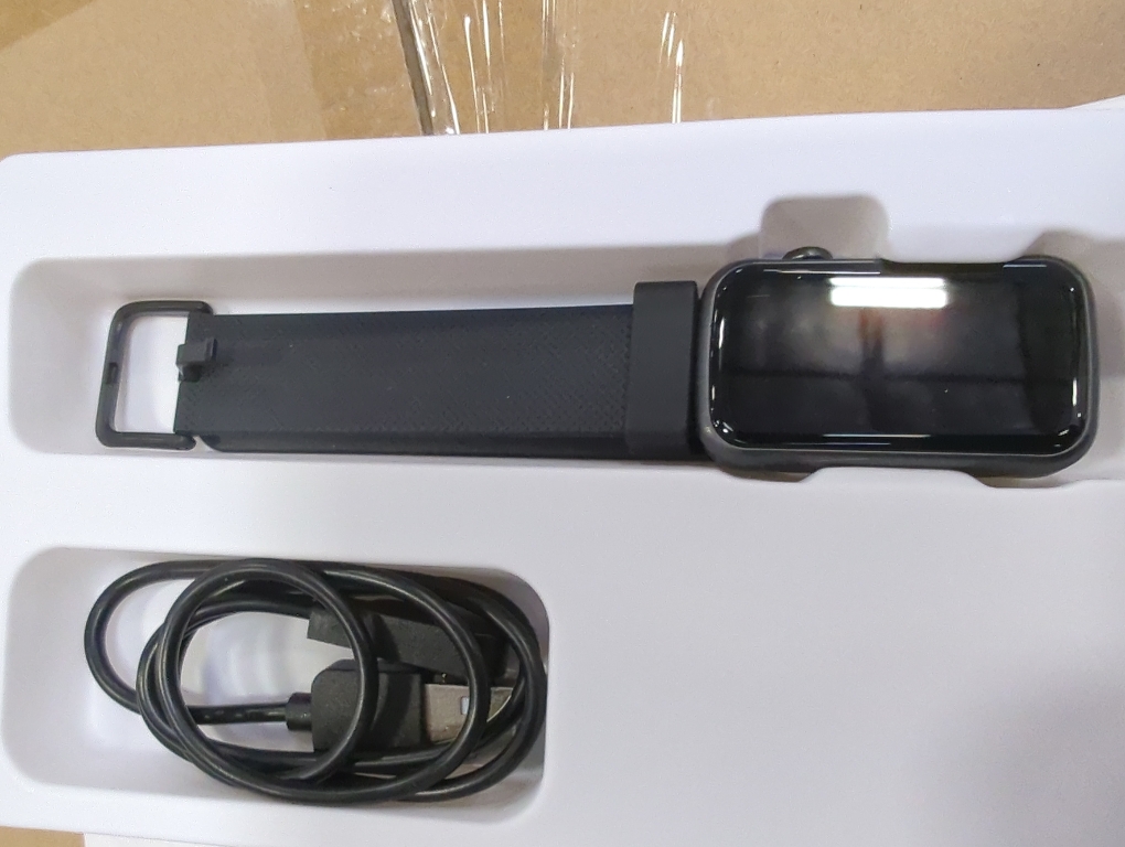 Black Smart Watch Fitness Tracker