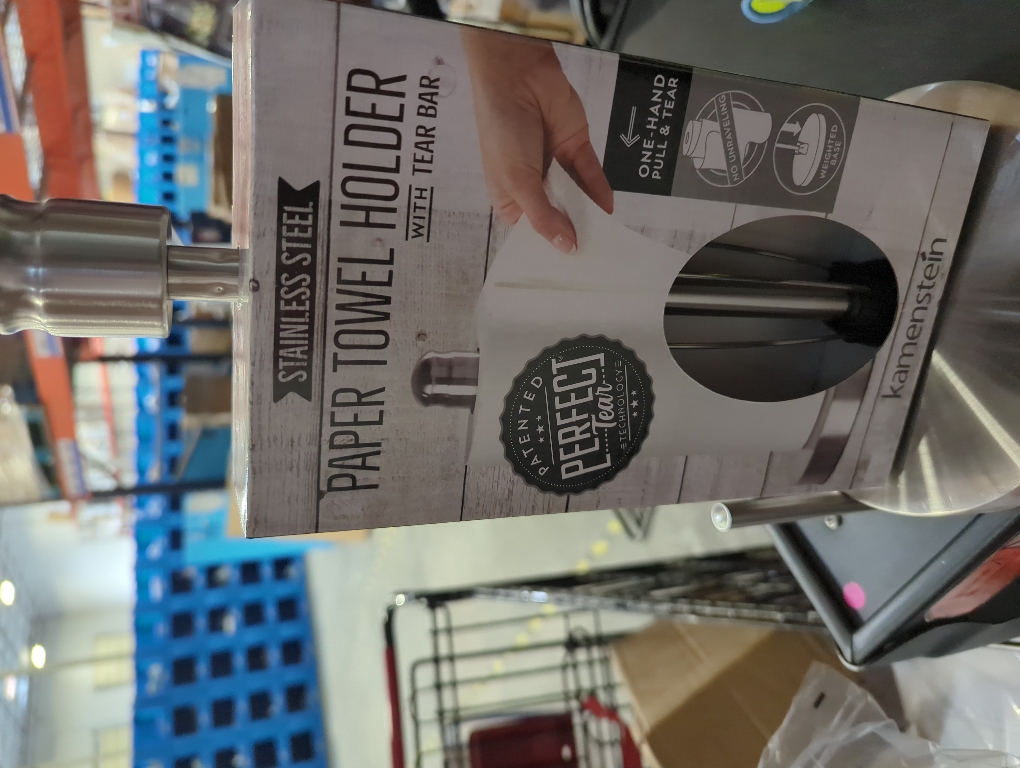 Kamenstein Stainless Steel Paper Towel Holder 13.25 in. H X 7 in. W X 7.17 in. L