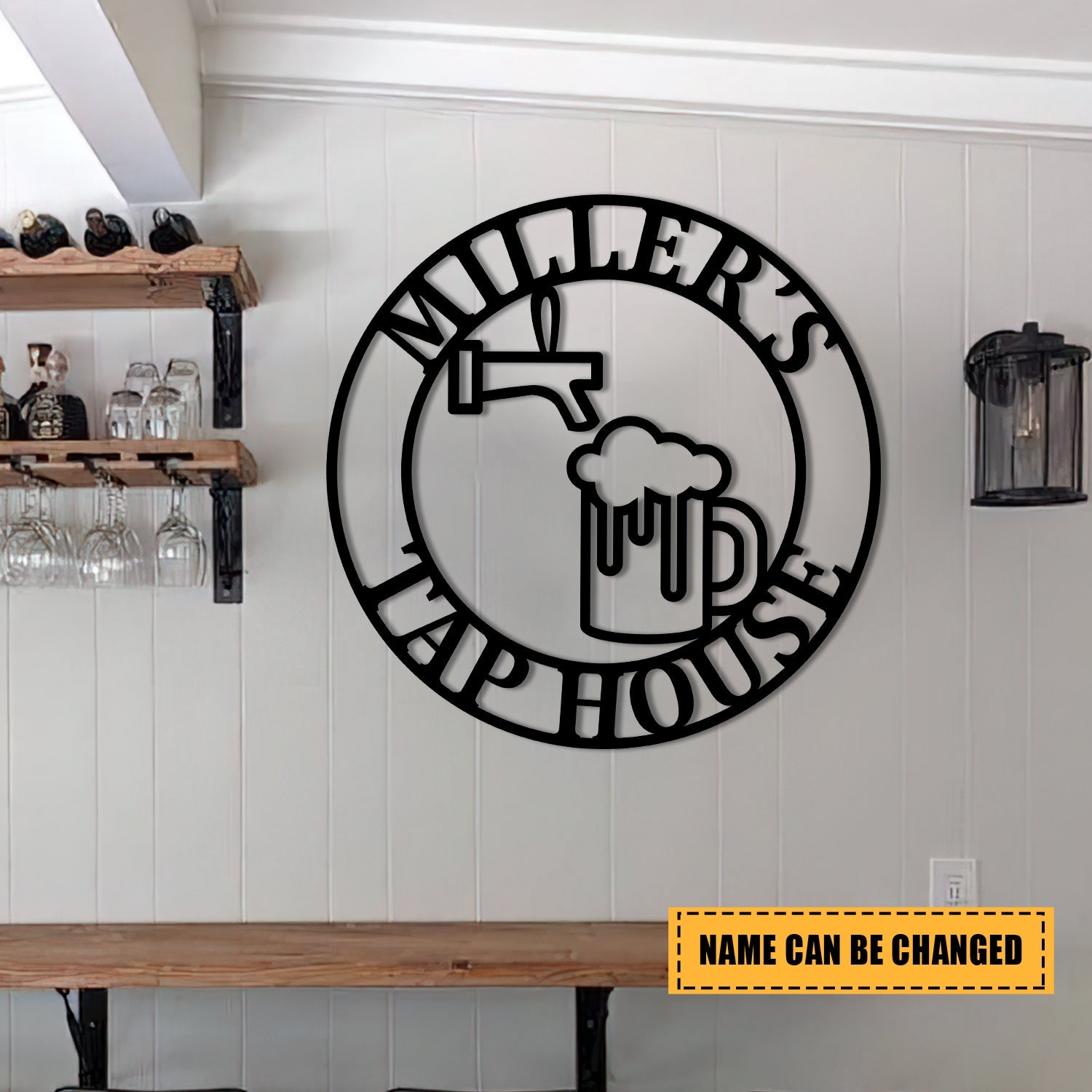 Personalized Beer Metal Bar Sign, Pub, Tap, Lounge, Cafe, Home Wall Decor, Wedding Art Gift For Him/her