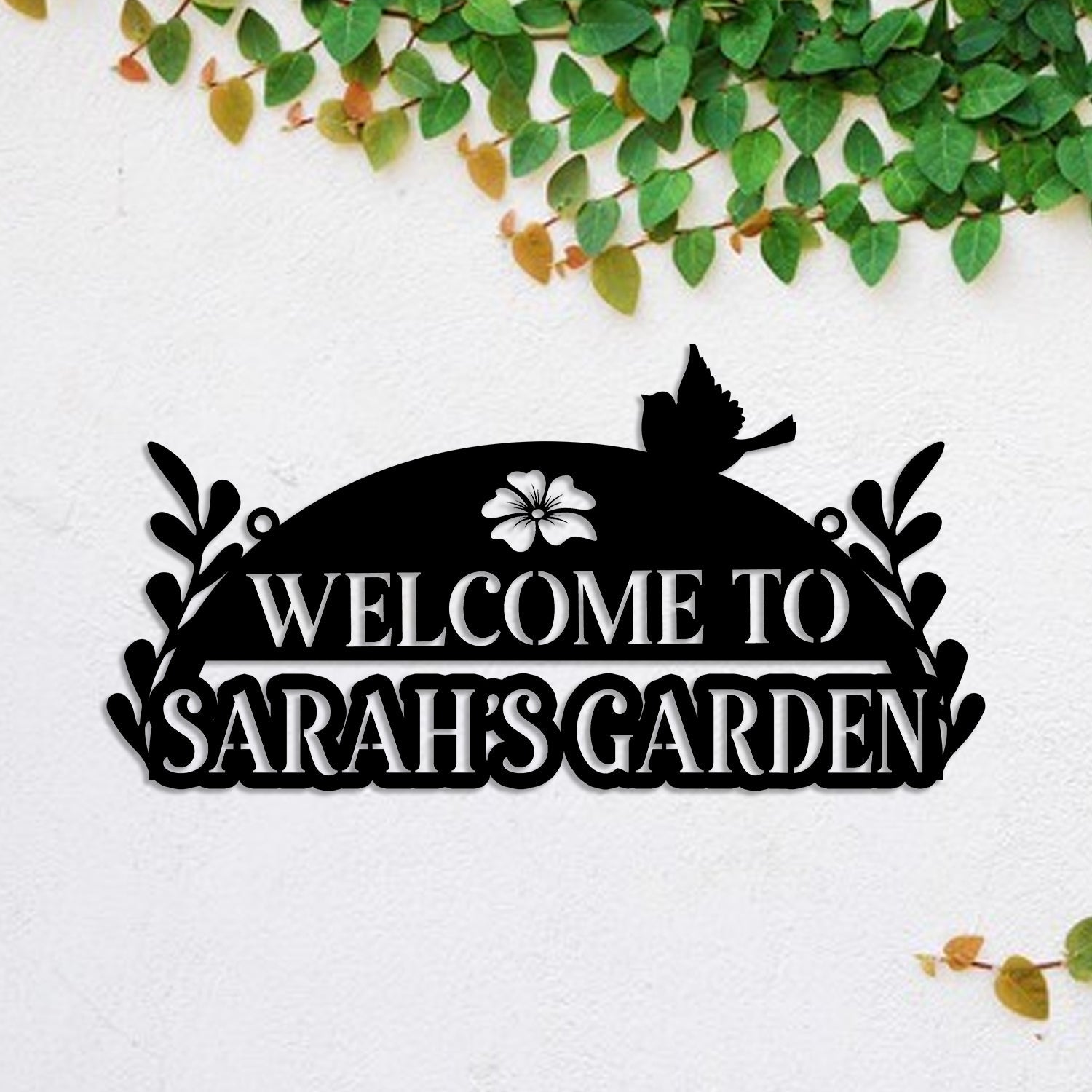 Personalized Metal Garden Sign, Stake, Home Decor, Wedding Art Gift For Her, Gardening Lovers