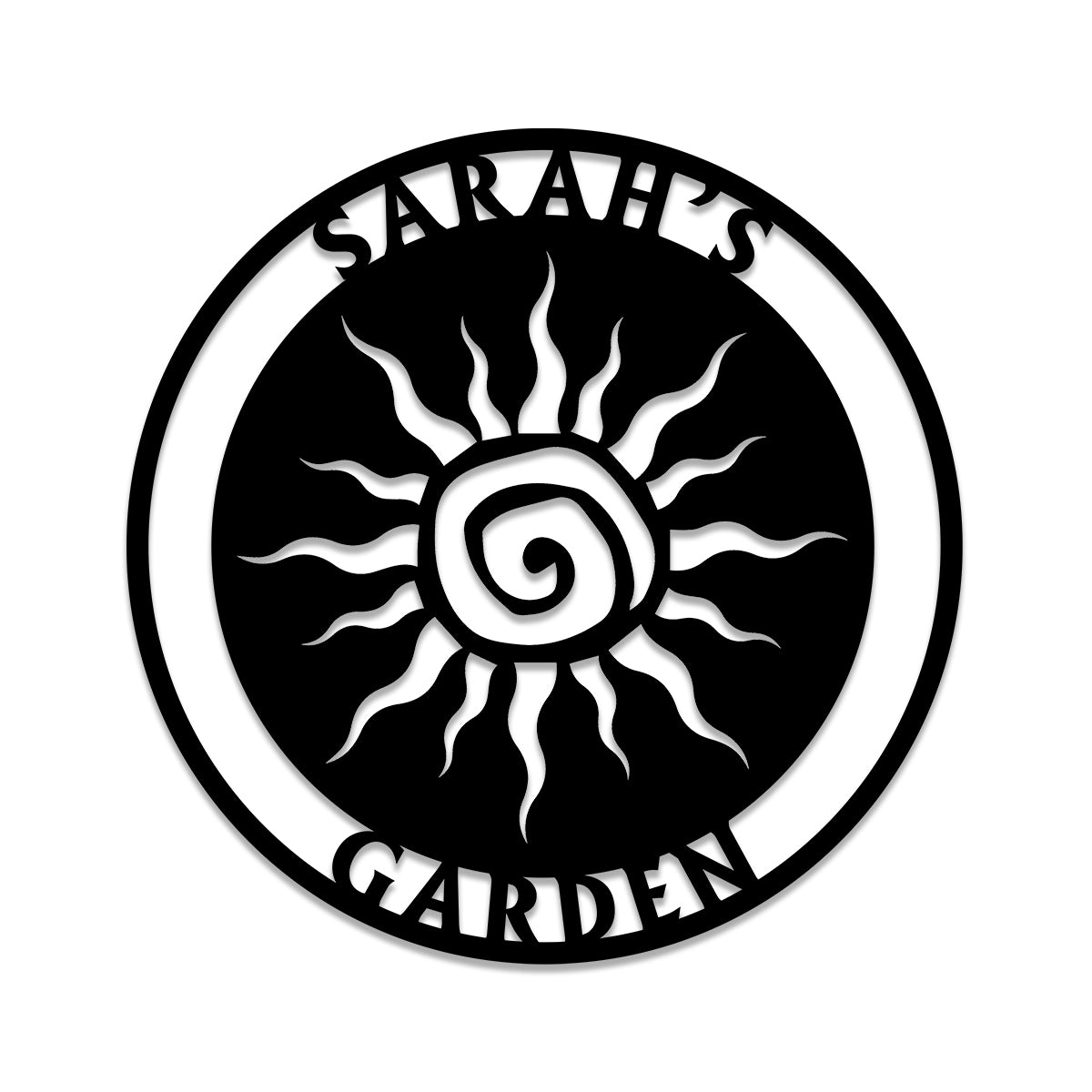 Personalized Metal Garden Sign, Garden Stake, Home Decor