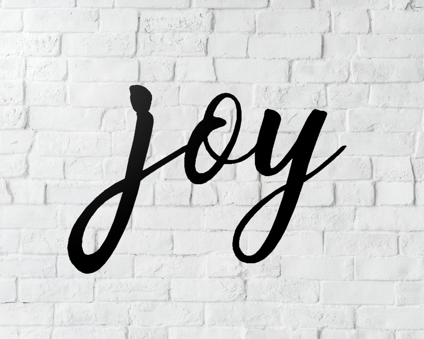 Joy Sign, Metal Sign Wall Decor, Metal Sign Outdoor, Indoor Nalaprint