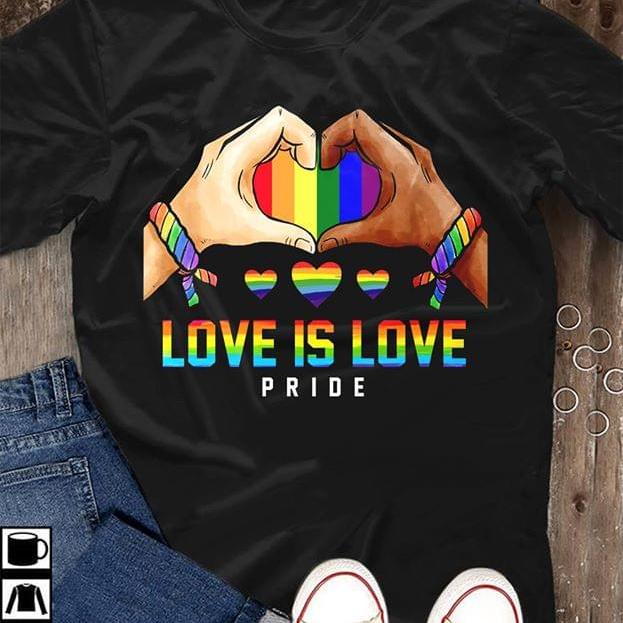 Lgbt Love Is Love Pride Graphic Unisex T-shirt Hoodie All Color Plus Size Up To S-5xl