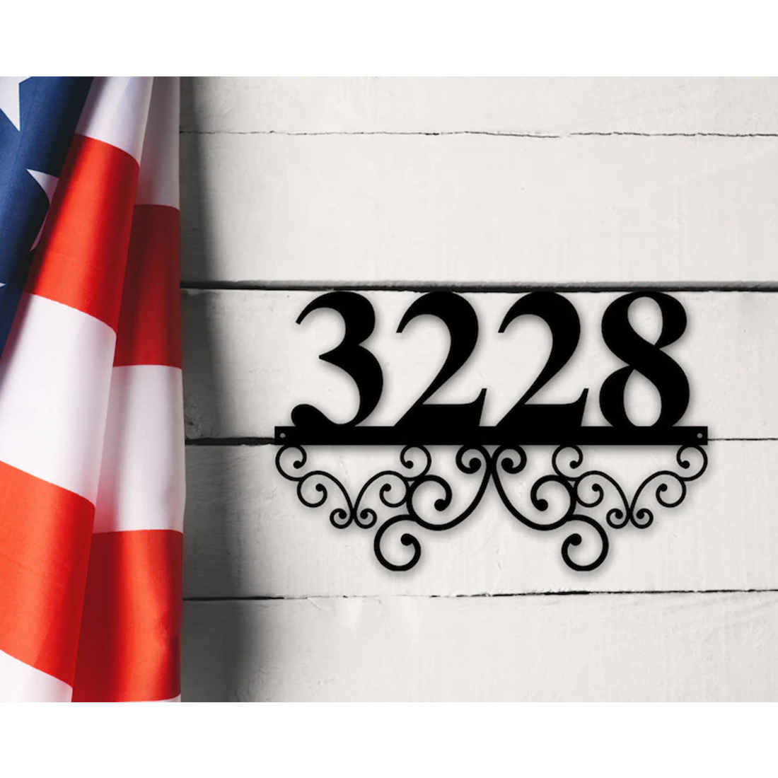 Customized Metal Wall Art, Front Porch Vintage Metal Sign House