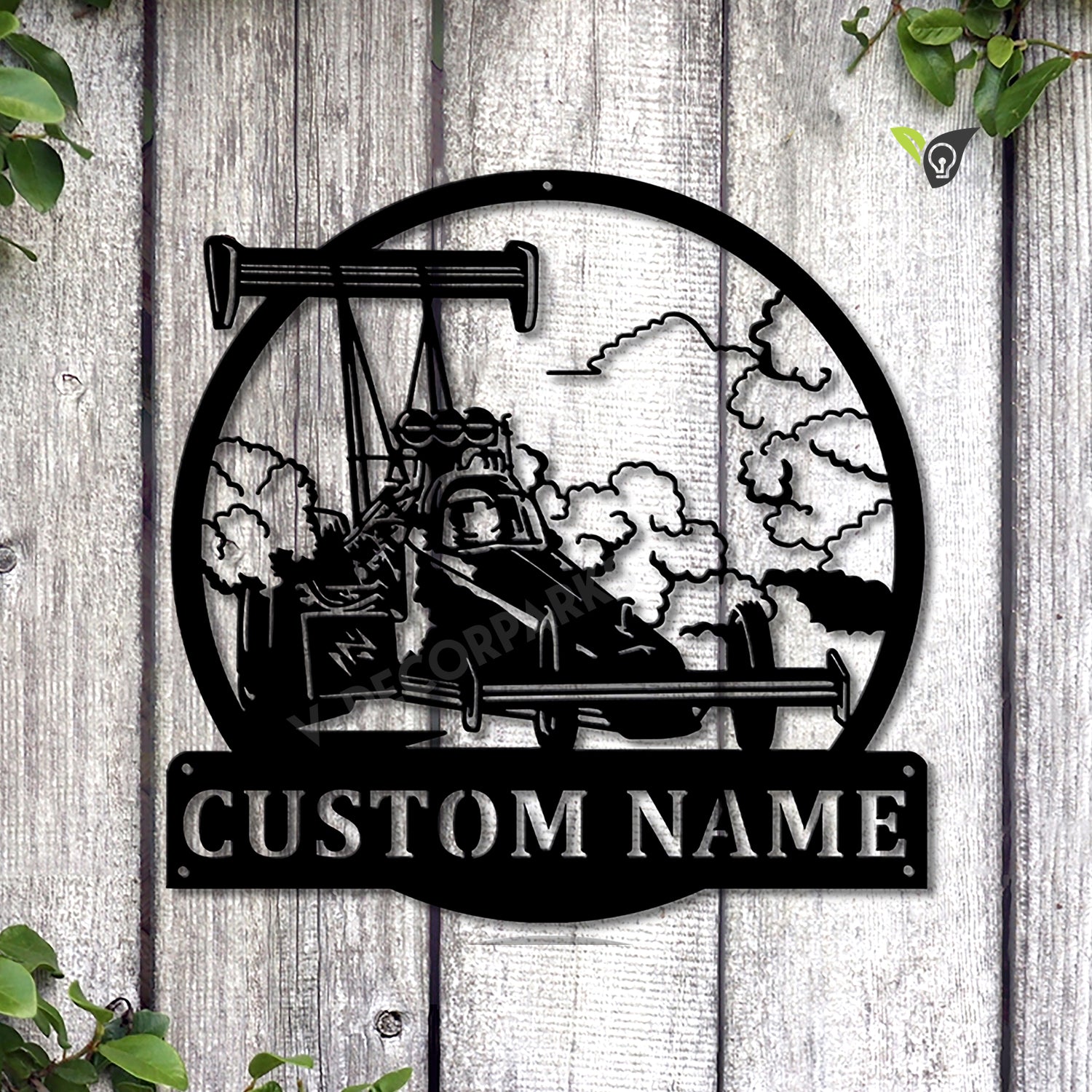 Personalized Top Fuel Dragster Monogram Metal Sign Art, Custom Top Fuel ...