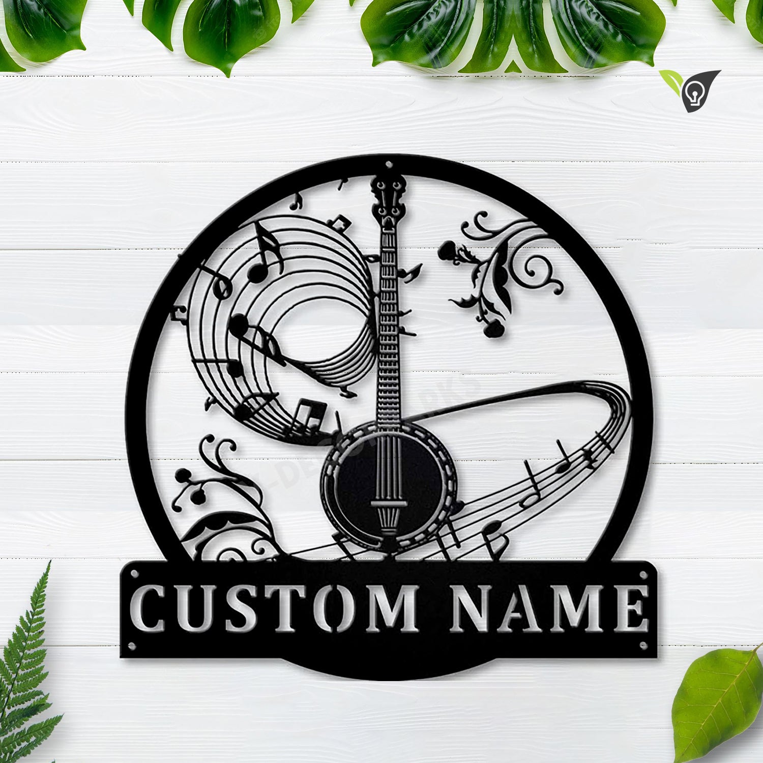 Personalized Banjo Music Metal Sign Art, Custom Banjo Music Metal Sign ...