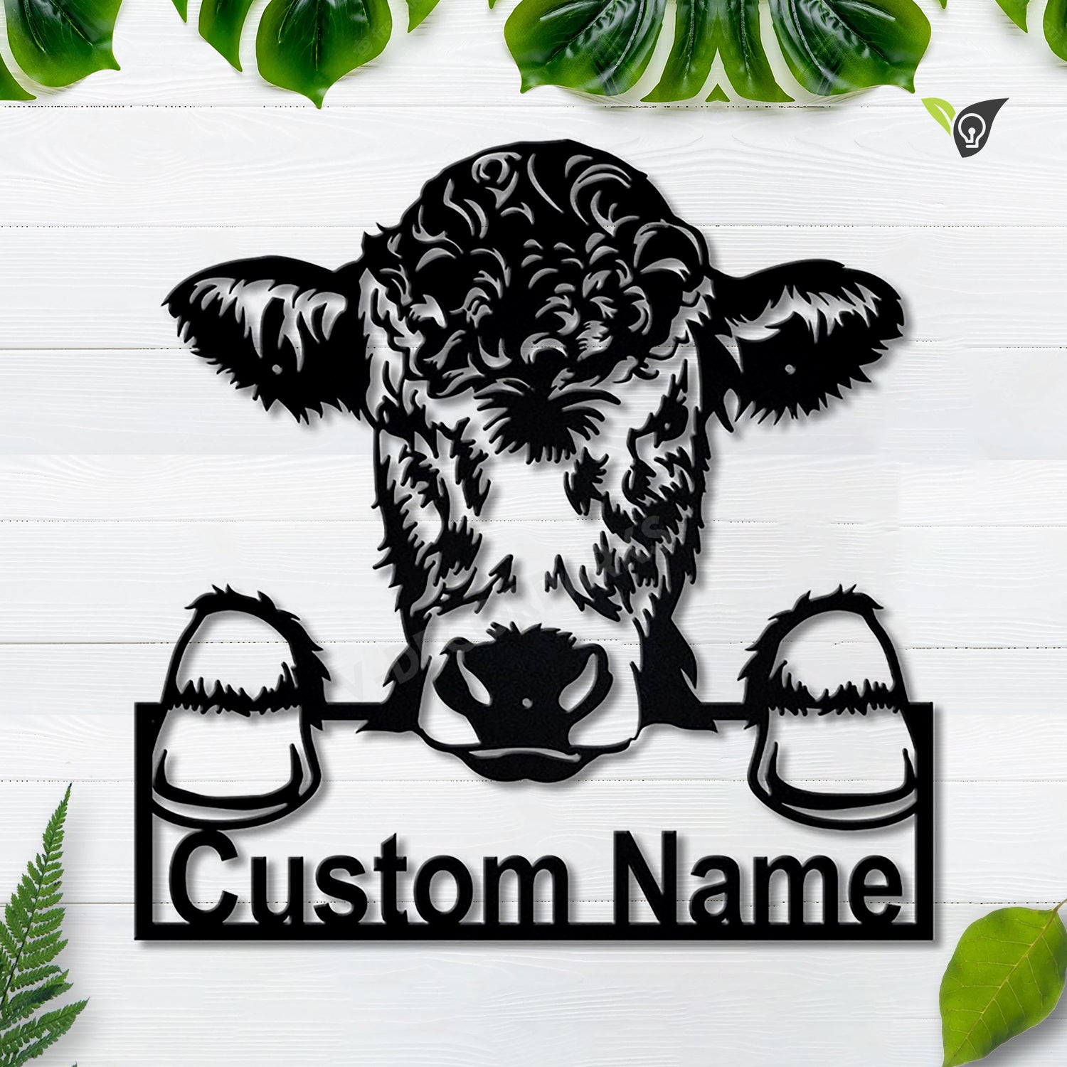Personalized Cow Farm Metal Sign Art Custom Cow Farm Metal Sign Farmer Lover Farm Decoration For Living Room