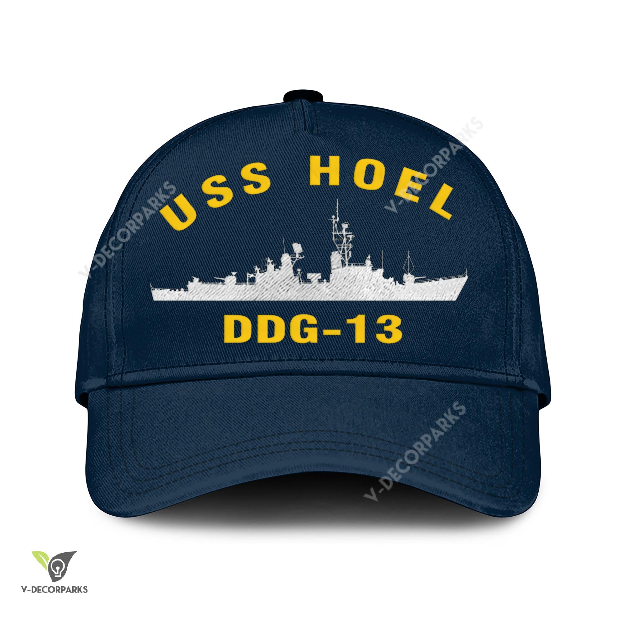 Uss Hoel Ddg-13 Classic Baseball Cap Gift For Navy Veteran, Custom ...