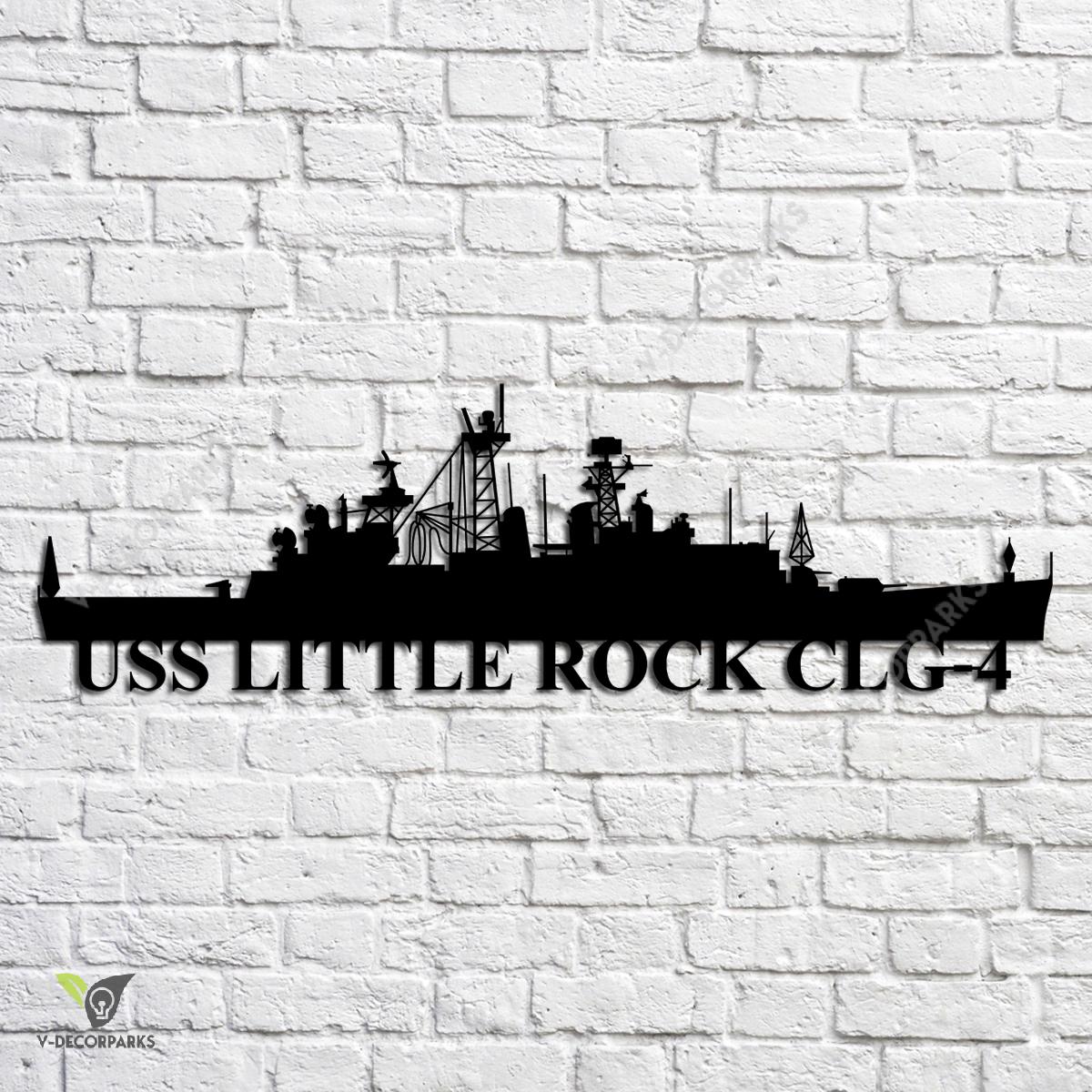 uss-little-rock-clg-4-navy-ship-metal-art-navy-ships-silhouette-metal