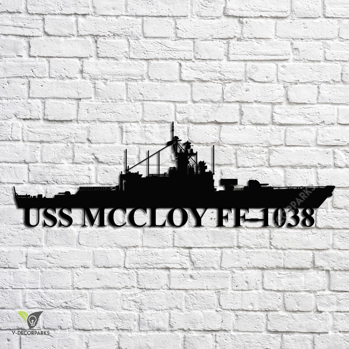 uss-mccloy-ff-1038-navy-ship-metal-art-navy-ships-silhouette-metal