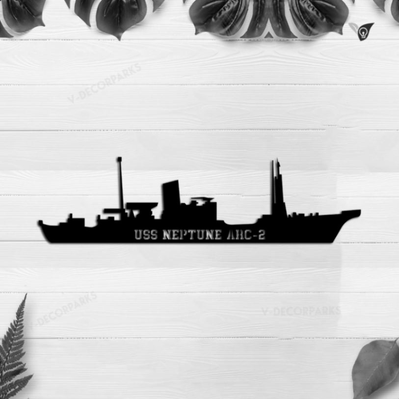 Personalized Navy Ships Metal Wall Art, Custom Navy Ship Sign, Navy