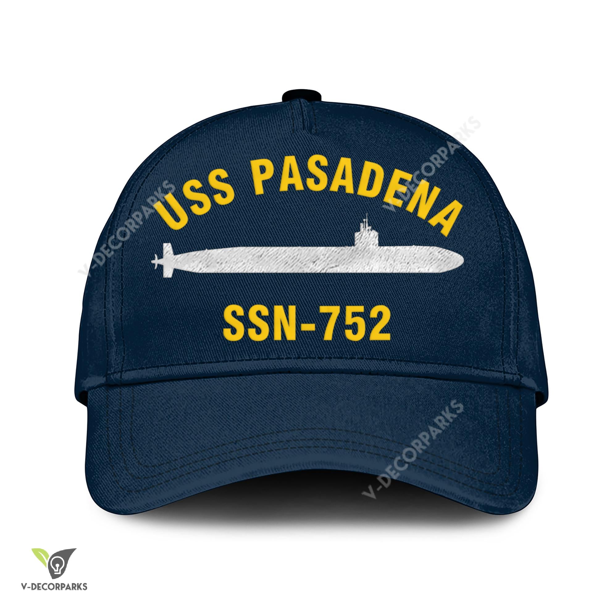 Uss Pasadena Ssn-752 V2 Classic Baseball Cap Gift For Navy Veteran ...