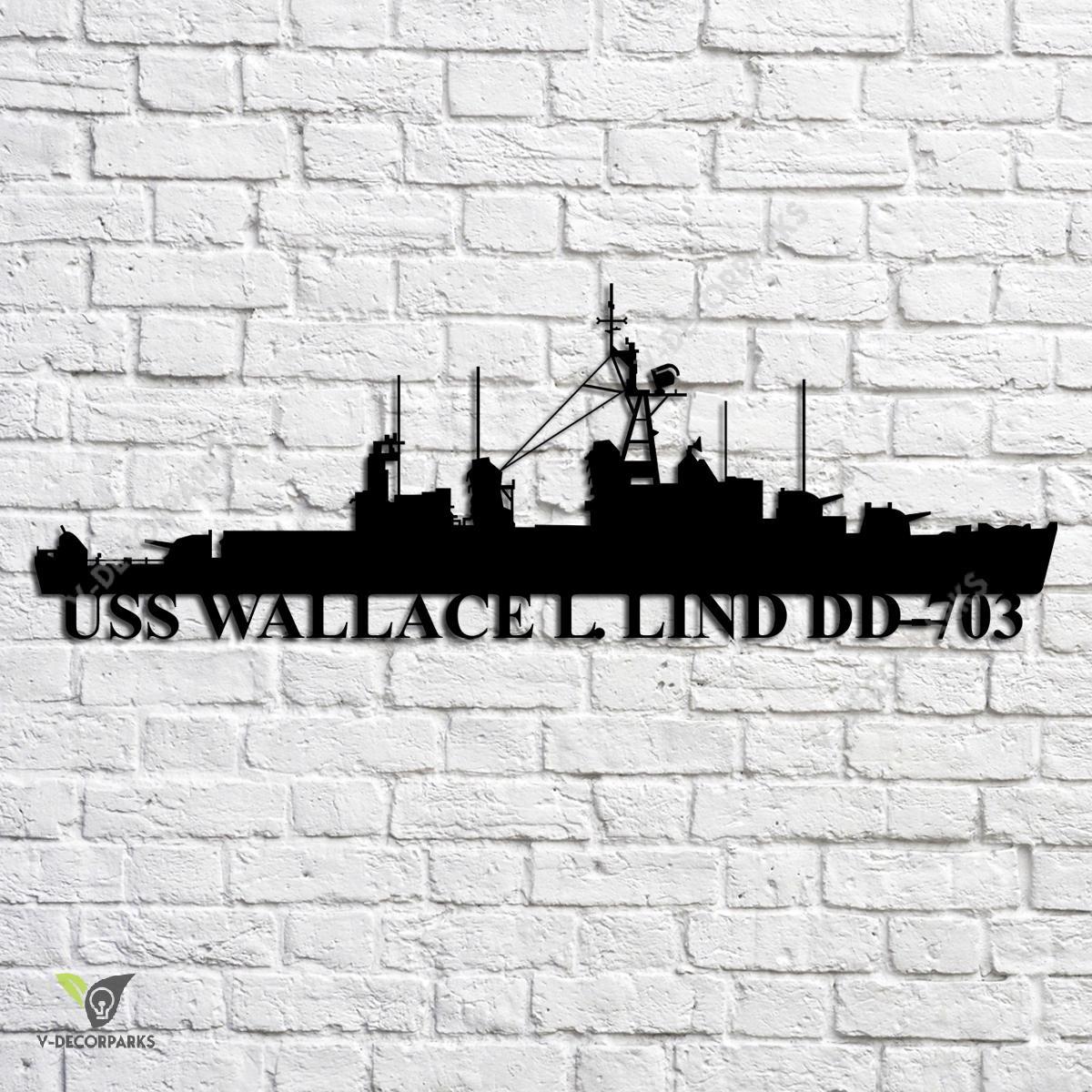 Uss Haddo Ssn-604 Navy Ship Metal Art, Navy Ships Silhouette Metal Gift ...