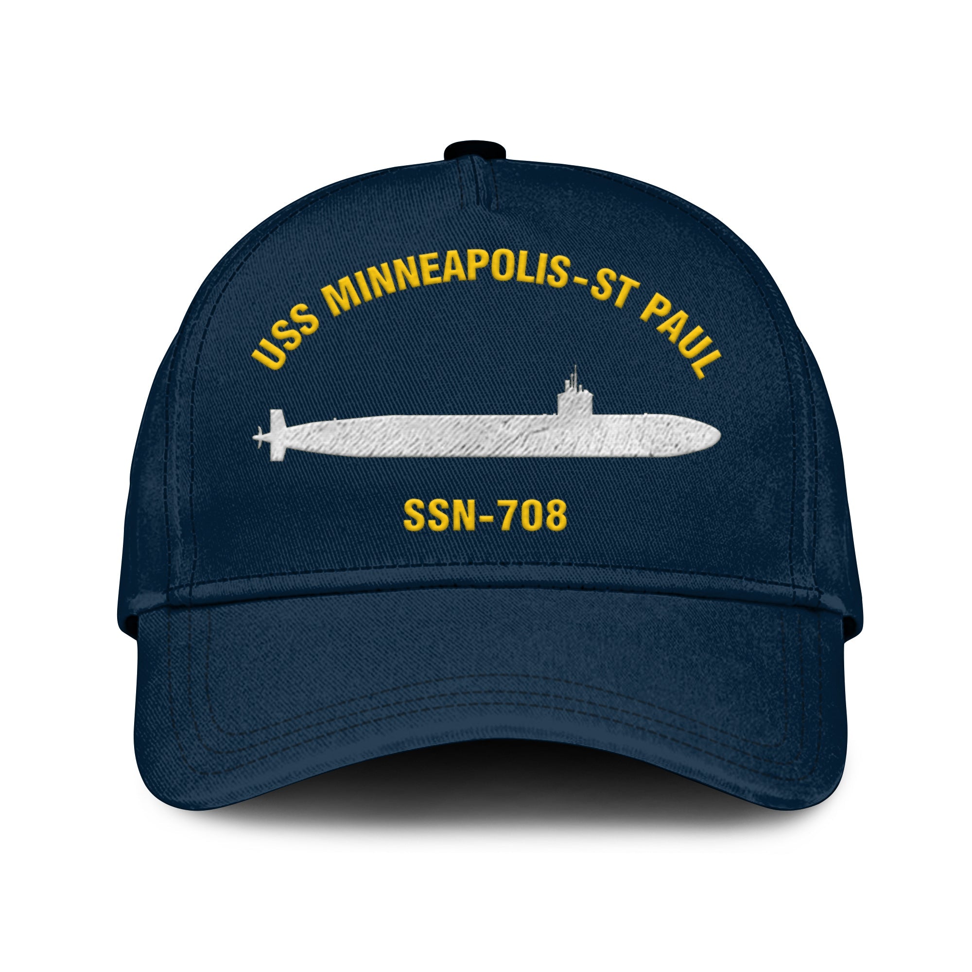 Uss Minneapolis-st Paul Ssn-708 Classic Cap, Custom Print/embroidered ...