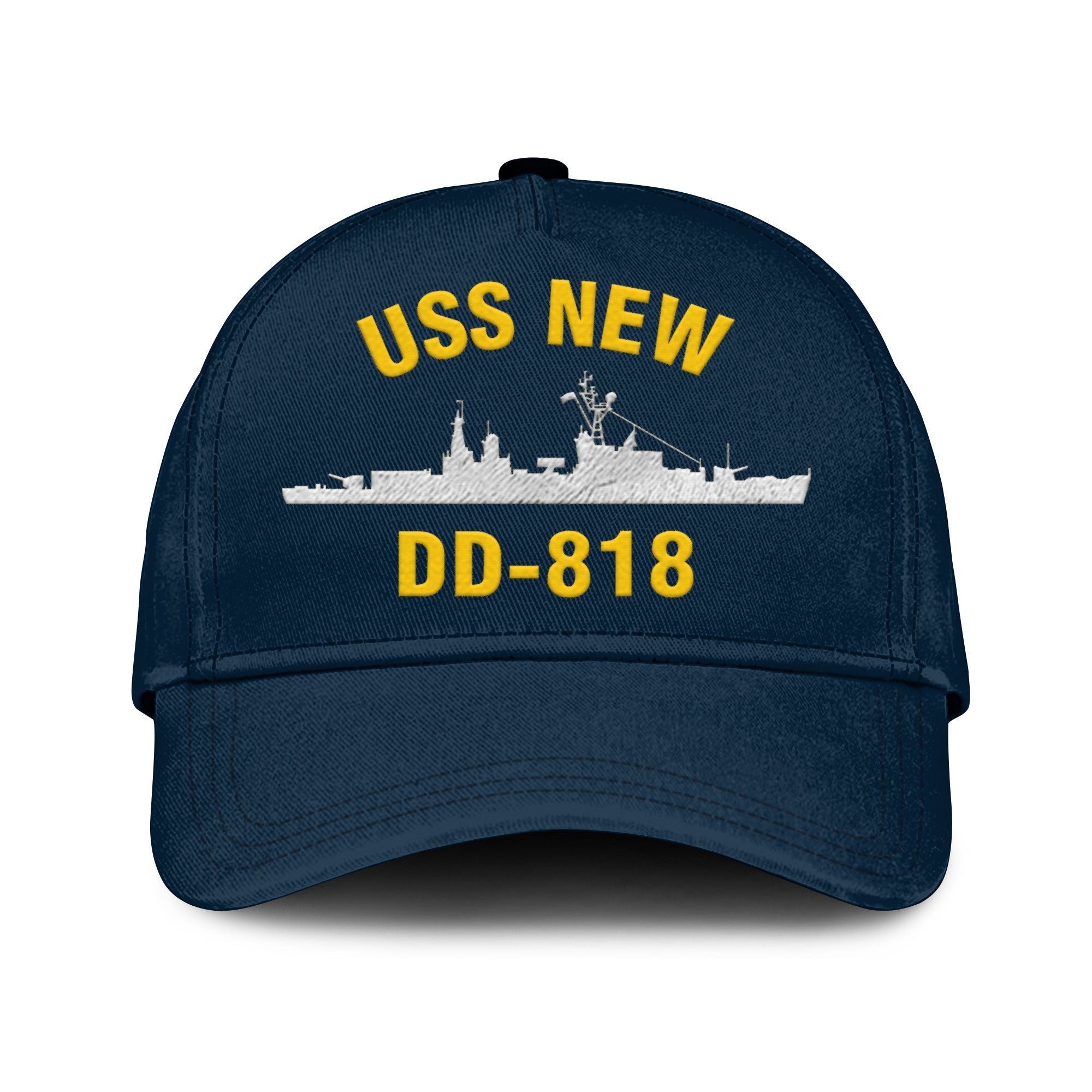 Uss New Dd-818 Classic Cap, Custom Print/embroidered Us Navy Ships ...