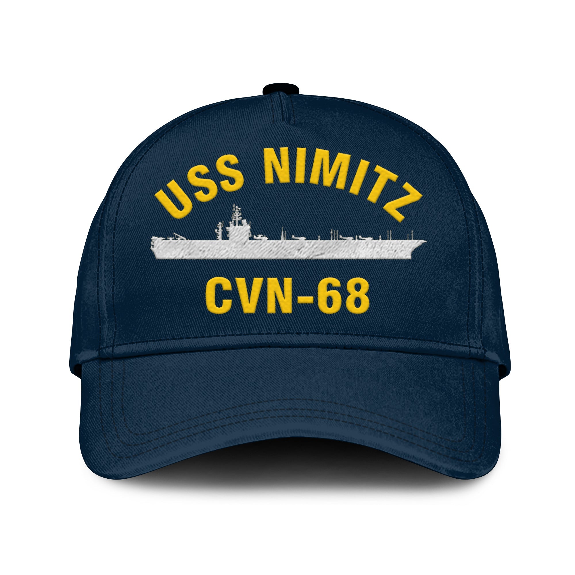 Uss Nimitz Cvn 68 Classic Cap, Custom Print/embroidered Us Navy Ships ...