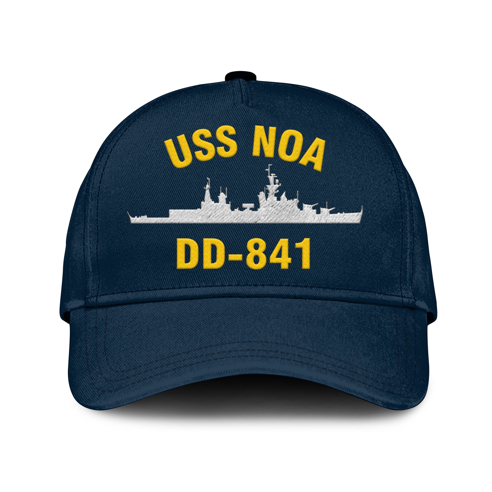 Uss Noa Dd-841 Classic Cap, Custom Print Embroidered Us Navy Ships 