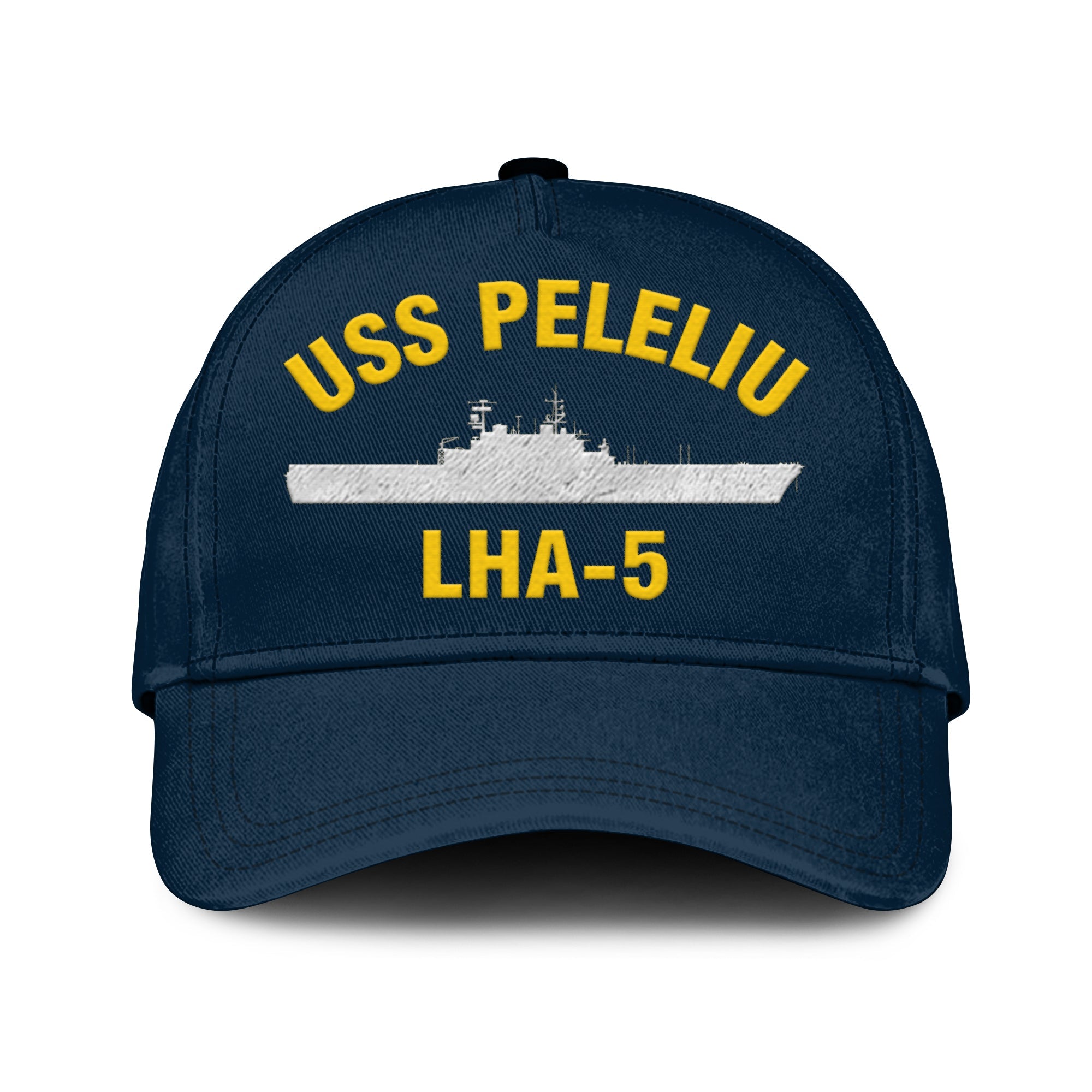 Uss Peleliu Lha-5 Classic Cap, Custom Print/embroidered Us Navy Ships Classic Baseball Cap, Gift For Navy Veteran