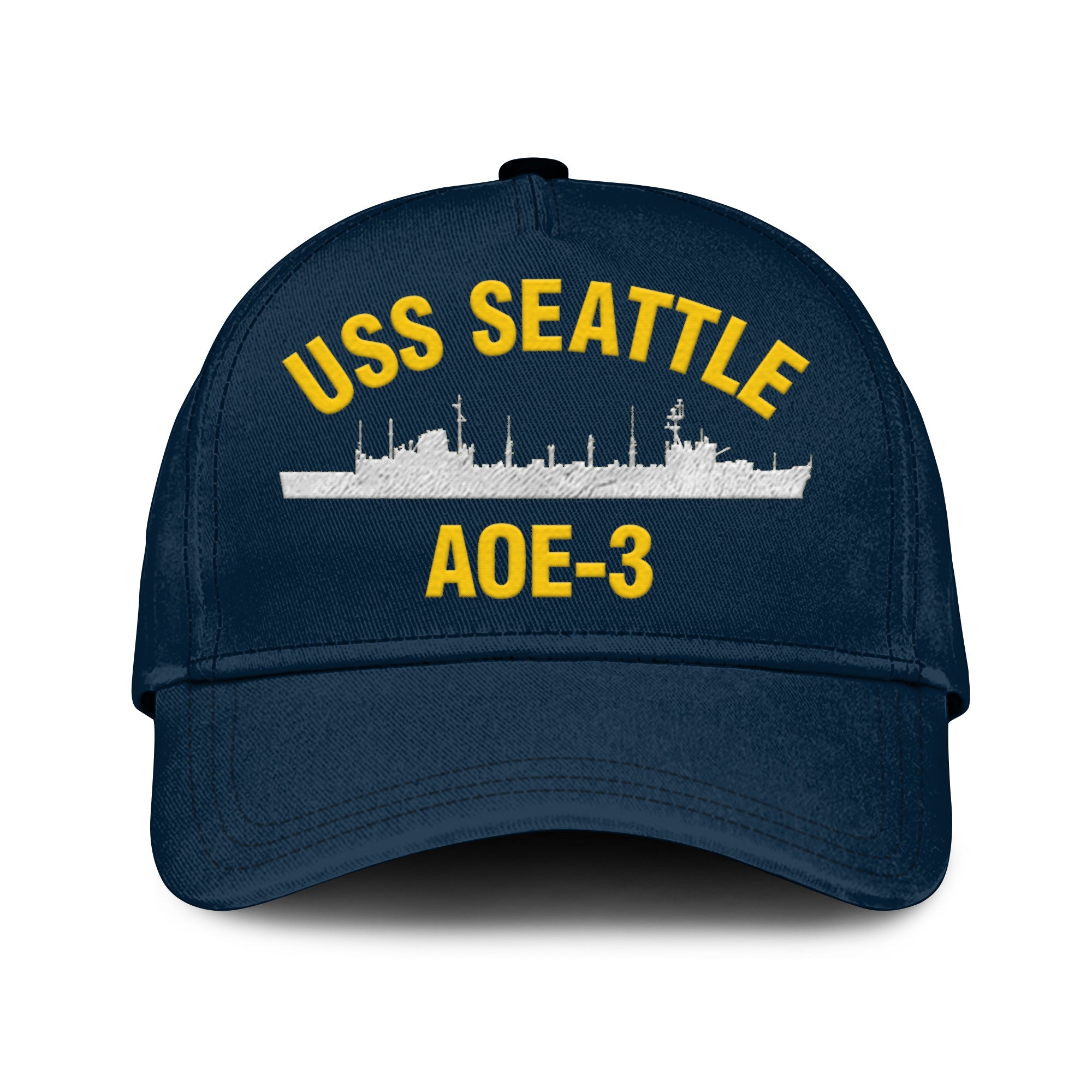 Uss Seattle Aoe-3 Classic Cap, Custom Print/embroidered Us Navy Ships ...