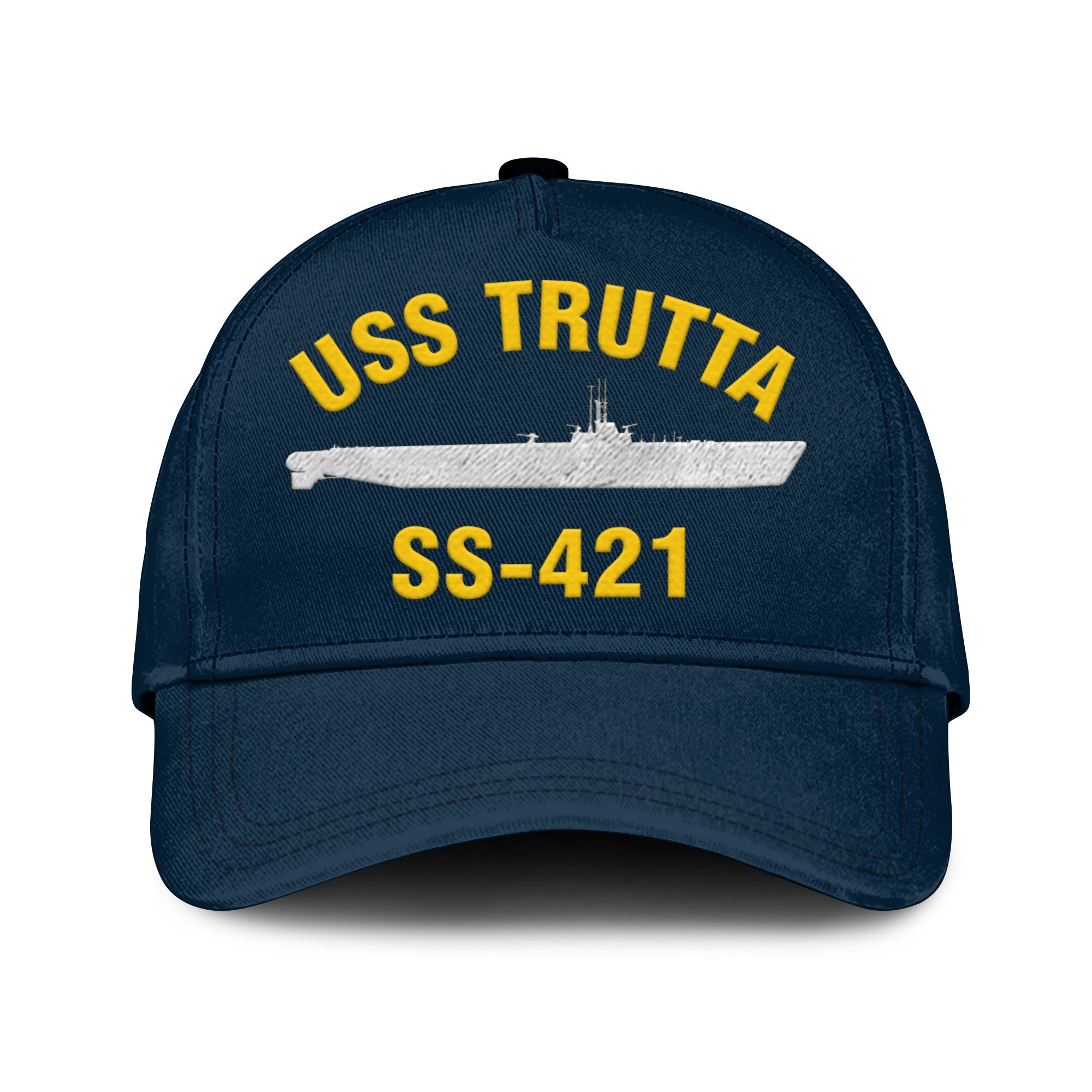 Uss Trutta Ss 421 Classic Cap, Custom Print/embroidered Us Navy Ships Classic Baseball Cap, Gift For Navy Veteran